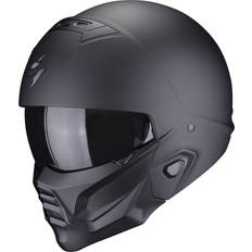 Scorpion Full Face Helmets Motorcycle Helmets Scorpion Exo-Combat II Solid Matt Black Jet Helmet Black