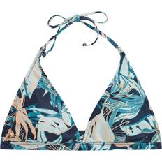 Animal Womens/Ladies Iona Leaf Print Halter Neck Bikini Top Blue