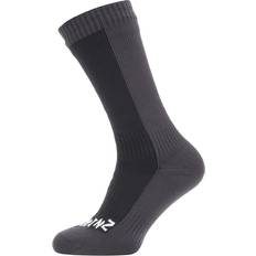 Sealskinz Clothing Sealskinz Cold-Weather Midcalf Socks Black/Grey