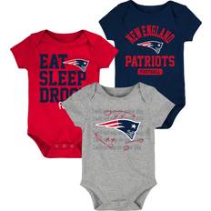 S Jumpsuits Children's Clothing Outerstuff Officially Licensed NFL Newborn & Infant Bodysuit 3pcs. Patriots To Months To Months