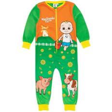 Polyester Jumpsuits CoComelon Childrens/Kids MacDonald Farm Baby JJ Sleepsuit