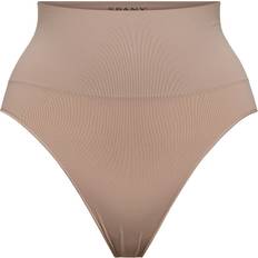 Spanx Eco Care Seamless Shaping Thong In Toasted Oatmeal