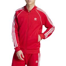 Adidas Clothing adidas Originals Red Adicolor Classics SST Track Jacket