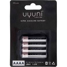 AAAA (LR61) Batterier & Ladere Uyuni Alkaline AAAA 600mAh 4-pack