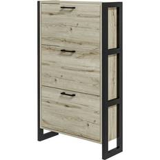 Hallway Furniture & Accessories Homcom Industrial Cabinet with 3