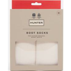 Hunter Bekleidung Hunter Women's Short Boot Recycled Fleece Socks Weiß