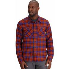 Outdoor Research Clothing Outdoor Research Men's Feedback Flannel Twill Shirt Hickory Plaid