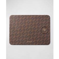 Mouse Pads Michael Kors Empire Signature Logo Wireless Charging Mouse Pad Brown