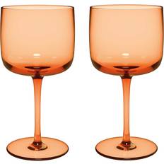 Orange Glas Villeroy & Boch Like Pack Apricot Weinglas 2Stk.
