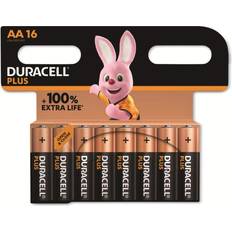 Aa duracell batterier Duracell AA Plus 16-pack