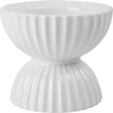 Porzellan Kerzenhalter Lyngby Porcelain Tura White Kerzenhalter 10cm