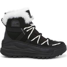 Faux Fur Ankle Boots Sorel Ona RMX Glacy - Black/Sea Salt