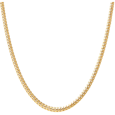 Silver Necklaces Jaxxon Cuban Link Chain - Gold