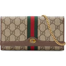 Nylon Wallets & Key Holders Gucci Ophidia GG Chain Wallet, Beige, GG Canvas