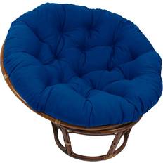 Blazing Needles Twill Papasan Chair Cushions Blue (121.9x15.2)