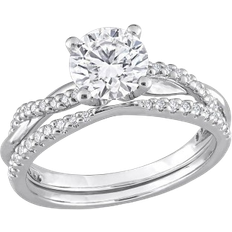 Wedding Rings Gem & Harmony Bridal Ring - Silver/Transparent