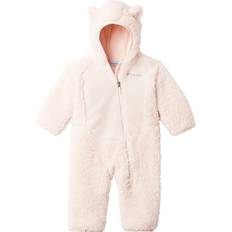 3-6M Fleece-Bekleidung Columbia Baby Fleece Jumpsuit - Chalk