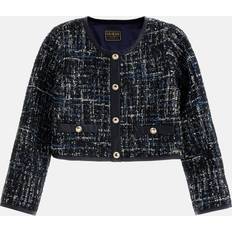 Rayon Outerwear Children's Clothing Guess Wool-blend Tweed Jacket 7-16 Black