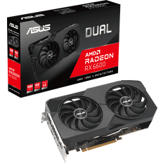 ASUS AMD Radeon Grafikkort ASUS Radeon RX 6600 Dual V2 HDMI 3xDP 8GB