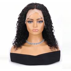 Echthaar Perücken Shein 13x4 Deep Wave Lace Front Wig Human Hair 10-14 Inch Short Hair Transparent Frontal 180% Density