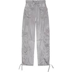 Ganni Pants & Shorts Ganni ECOVERO -Blend Washed-Satin Cargo Trousers 44/UK