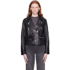 Ksubi Outerwear Ksubi Black Amplify Leather Jacket