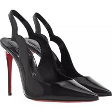 Leather Heels & Pumps Christian Louboutin Women's Hot Chick Slingback Patent Leather Pumps Black Black