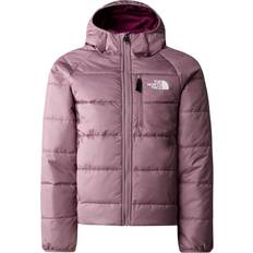 Vinterjakker The North Face Girl's Reversible Perrito Jacket - Fawn Grey/Boysenberry
