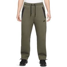 Nike Men - Outdoor Pants Nike Sportswear Tech Fleece Men's Open-Hem Sweatpants - Medium Olive/Black