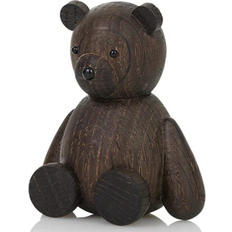 Lucie Kaas Teddy Bear Smoked Oak Pyntefigur 9cm