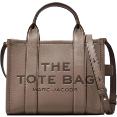 Braun - Leder Tragetaschen Marc Jacobs The Leather Medium Tote Bag - Cement