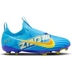 Indoor Football Shoes Children's Shoes Nike Jr. Mercurial Zoom Vapor 15 Academy KM FG/MG - Baltic Blue/White