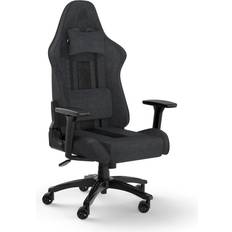 Stoff - Svarte Gaming stoler Corsair TC100 RELAXED Gaming Chair - Grey/Black