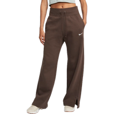 Nike Outdoor Pants - Women Nike Women's Sportswear Phoenix Fleece Sweatpants - Baroque Brown/Sail