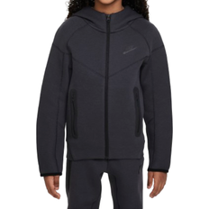 Nike tech fleece kids Nike Older Kid's Sportswear Tech Fleece Full Zip Hoodie - Anthracite/Black/Black (FD3285-060)