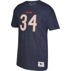 Mitchell & Ness Chicago Bears Game Jerseys Mitchell & Ness Men's Walter Payton Navy Chicago Bears Retired Player Logo Name and Number T-shirt