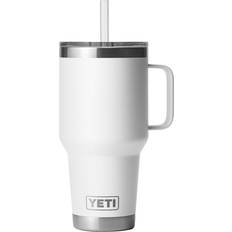 White Travel Mugs Yeti Rambler 35fl oz