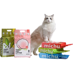Michu Natural Clumping Tofu Cat Litter