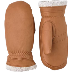 Brown - Women Mittens Hestra Sundborn Gloves - Cork