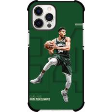 NBA Giannis Antetokounmpo Dunking Green Background Case for iPhone 15 Pro Max
