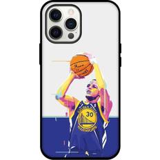 NBA Stephen Curry 30 Shooting Wpap Art Case for iPhone 15 Pro Max