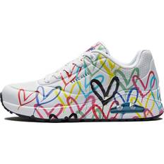 Skechers 47 Schuhe Skechers Uno Spread the Love W - White/Multicolour