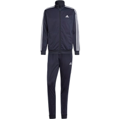 Lange Ärmel Jumpsuits & Overalls adidas Men Sportswear Basic 3-Stripes Tricot Tracksuit - Legend Ink/White