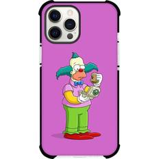 The Simpsons Krusty The Clown Eating Burger On Purple Background Drop Protect Case for iPhone 15 Pro Max