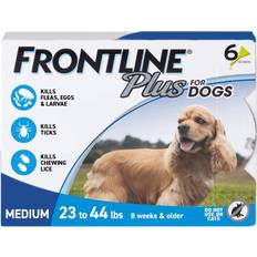 Frontline Dogs Pets Frontline Plus for Dogs Flea and Tick Treatment 23-44 lbs 6 Doses