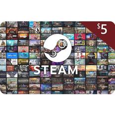 Steam Deck Gavekort Steam Gift Card 5 USD