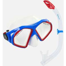 Blå Snorkelsett Aqua Lung Sport Snorkelbriller og -rør Hawkeye Gjennomsiktig Akvamarin