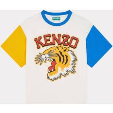 Kenzo Children's Clothing Kenzo Kids Boys Ivory Cotton Varsity Tiger T-Shirt