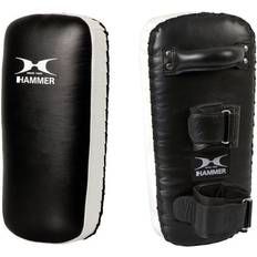 Mittser Hammer Boxing Thai Pad, Leather, Black/White, One Piece, Mitts