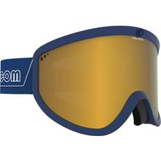 Volcom Ski Equipment Volcom Footprints Dark Blue/White Gold Chrome Goggles Dark Blue/white